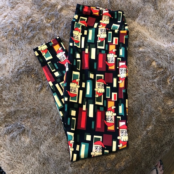LuLaRoe Santa Leggings - Picture 1 of 6